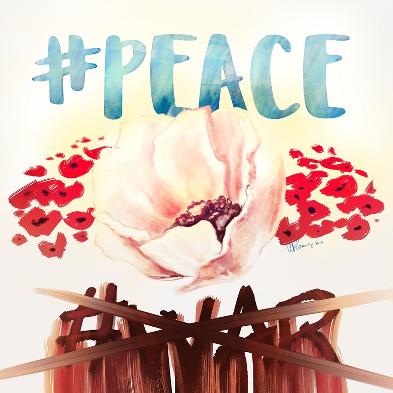 Peace - poster by W.Flemming